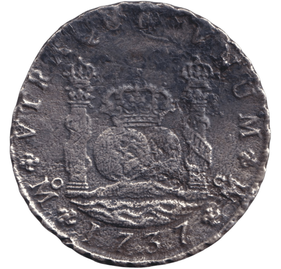 1737 SILVER 8 REALES MEXICO SPANISH COLONY - SILVER WORLD COINS - Cambridgeshire Coins