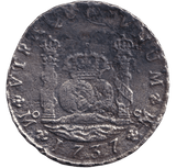 1737 SILVER 8 REALES MEXICO SPANISH COLONY - SILVER WORLD COINS - Cambridgeshire Coins