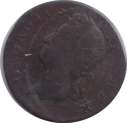 1738 FARTHING IRELAND - WORLD COINS - Cambridgeshire Coins