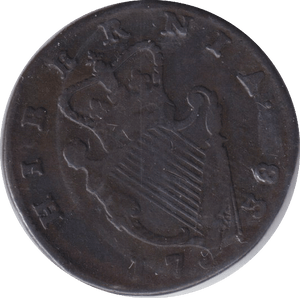 1738 FARTHING IRELAND - WORLD COINS - Cambridgeshire Coins