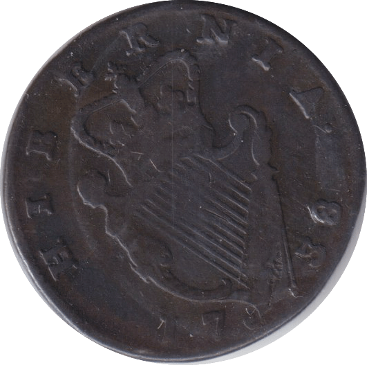 1738 FARTHING IRELAND - WORLD COINS - Cambridgeshire Coins