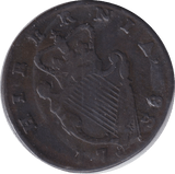 1738 FARTHING IRELAND - WORLD COINS - Cambridgeshire Coins
