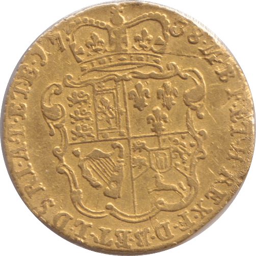 1738 GOLD HALF GUINEA ( VF ) - GUINEAS - Cambridgeshire Coins