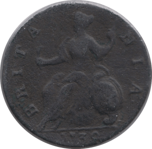 1738 HALFPENNY ( GF ) - Halfpenny - Cambridgeshire Coins