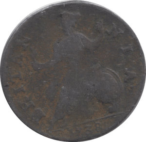 1738 HALFPENNY ( NF ) - HALFPENNY - Cambridgeshire Coins
