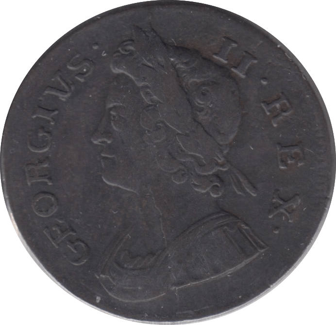 1738 HALFPENNY ( VF ) - Halfpenny - Cambridgeshire Coins