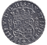 1738 SILVER 8 REALES MEXICO SPANISH COLONY - SILVER WORLD COINS - Cambridgeshire Coins