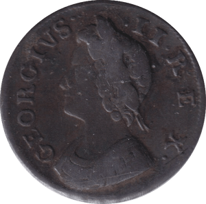 1739 FARTHING ( GVF ) - FARTHING - Cambridgeshire Coins