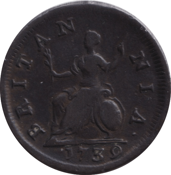 1739 FARTHING ( VF ) - FARTHING - Cambridgeshire Coins