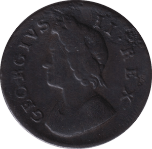 1739 FARTHING ( VF ) - FARTHING - Cambridgeshire Coins