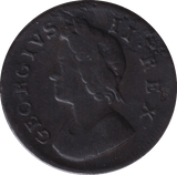 1739 FARTHING ( VF ) - FARTHING - Cambridgeshire Coins