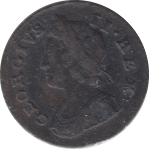 1739 GEORGE II HALFPENNY TOKEN ( VF ) - HALFPENNY TOKEN - Cambridgeshire Coins