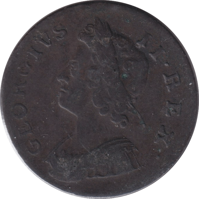 1739 HALFPENNY ( GVF ) - WORLD COINS - Cambridgeshire Coins