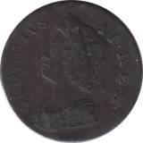 1739 HALFPENNY ( GVF ) - WORLD COINS - Cambridgeshire Coins