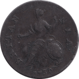 1739 HALFPENNY ( GVF ) - WORLD COINS - Cambridgeshire Coins
