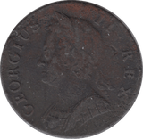 1740 HALFPENNY ( FINE ) - Halfpenny - Cambridgeshire Coins