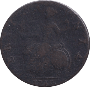 1740 HALFPENNY ( NF ) - HALFPENNY - Cambridgeshire Coins