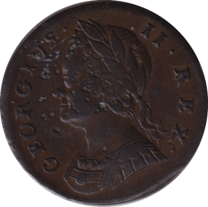 1741 FARTHING ( EF ) - FARTHING - Cambridgeshire Coins
