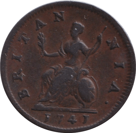 1741 FARTHING ( EF ) - FARTHING - Cambridgeshire Coins