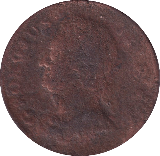 1741 FARTHING ( FINE ) - FARTHING - Cambridgeshire Coins