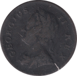 1741 FARTHING ( FINE ) - FARTHING - Cambridgeshire Coins