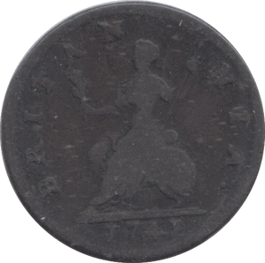 1741 FARTHING ( NF ) - FARTHING - Cambridgeshire Coins