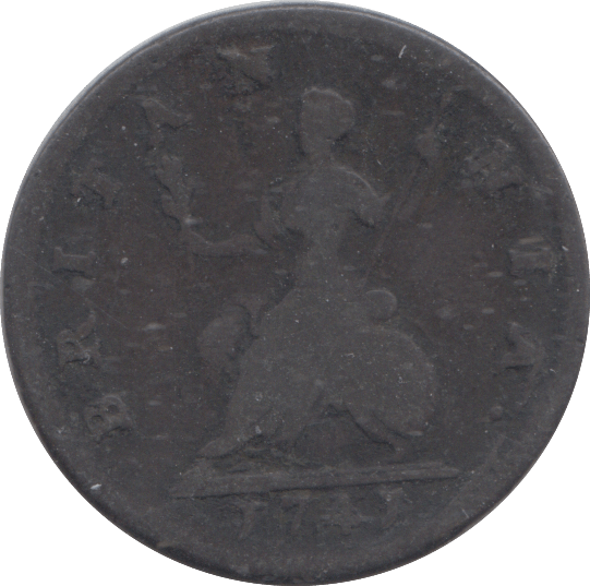 1741 FARTHING ( NF ) - FARTHING - Cambridgeshire Coins