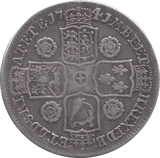 1741 HALFCROWN ( VF ) - HALFCROWN - Cambridgeshire Coins