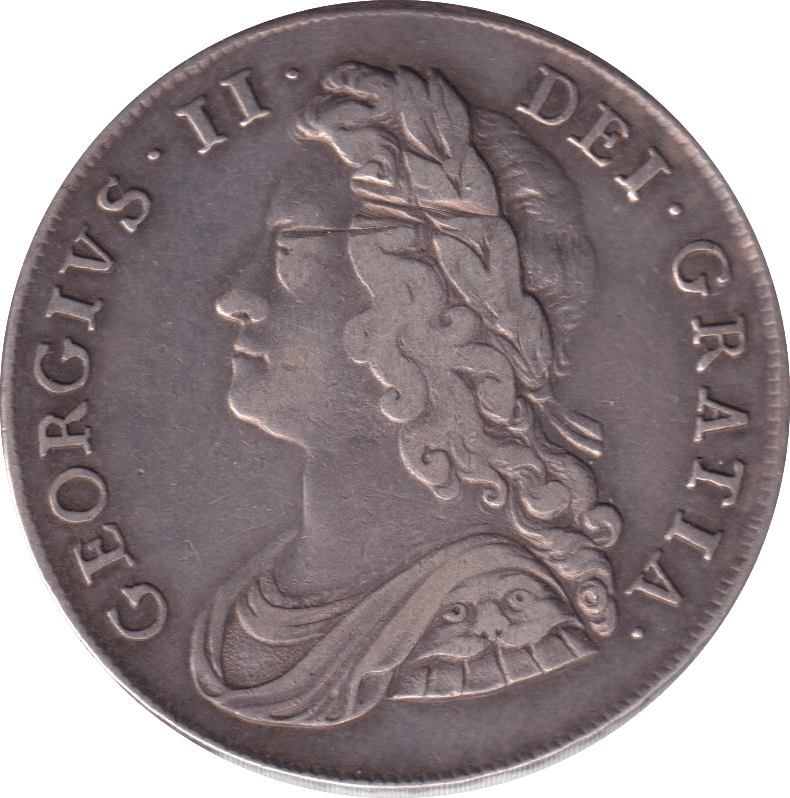 1741 HALFCROWN ( VF ) - HALFCROWN - Cambridgeshire Coins