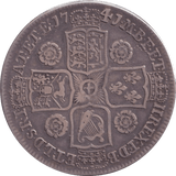 1741 HALFCROWN ( VF ) - HALFCROWN - Cambridgeshire Coins