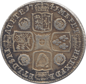 1741 SHILLING ( FINE ) - SHILLING - Cambridgeshire Coins