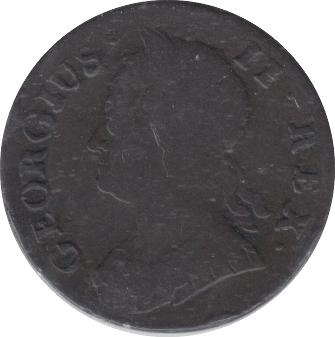 1743 HALFPENNY ( GF ) - HALFPENNY - Cambridgeshire Coins