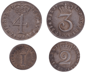 1743 MAUNDY SET GEORGE II - Maundy Set - Cambridgeshire Coins