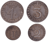 1743 MAUNDY SET GEORGE II - Maundy Set - Cambridgeshire Coins