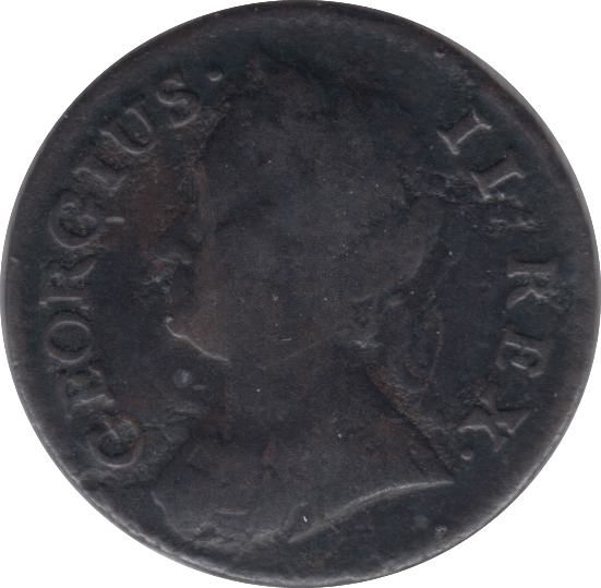 1744 FARTHING ( GF ) - Farthing - Cambridgeshire Coins