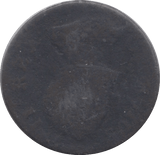 1744 FARTHING ( NF ) - Farthing - Cambridgeshire Coins