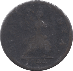 1744 FARTHING ( NF ) - Farthing - Cambridgeshire Coins