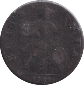 1744 HALFPENNY ( FAIR ) - HALFPENNY - Cambridgeshire Coins