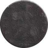 1744 HALFPENNY ( FAIR ) - HALFPENNY - Cambridgeshire Coins