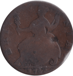 1744 HALFPENNY ( NF ) - HALFPENNY - Cambridgeshire Coins