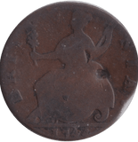 1744 HALFPENNY ( NF ) - HALFPENNY - Cambridgeshire Coins