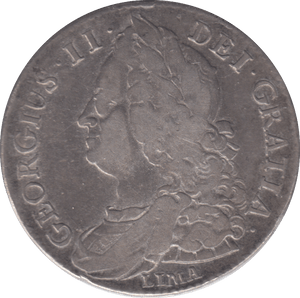 1745 HALFCROWN ( VF ) - HALFCROWN - Cambridgeshire Coins