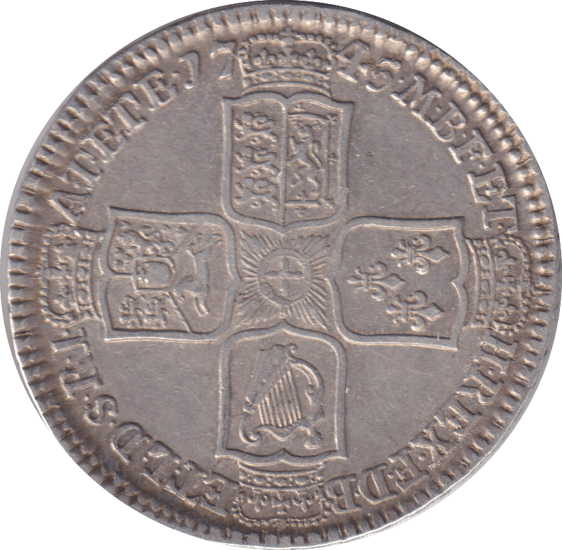 1745 HALFCROWN (VF) - HALFCROWN - Cambridgeshire Coins