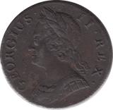 1745 HALFPENNY ( GVF ) - Halfpenny - Cambridgeshire Coins