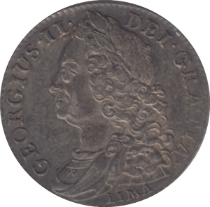 1745 SHILLING ( EF ) - SHILLING - Cambridgeshire Coins