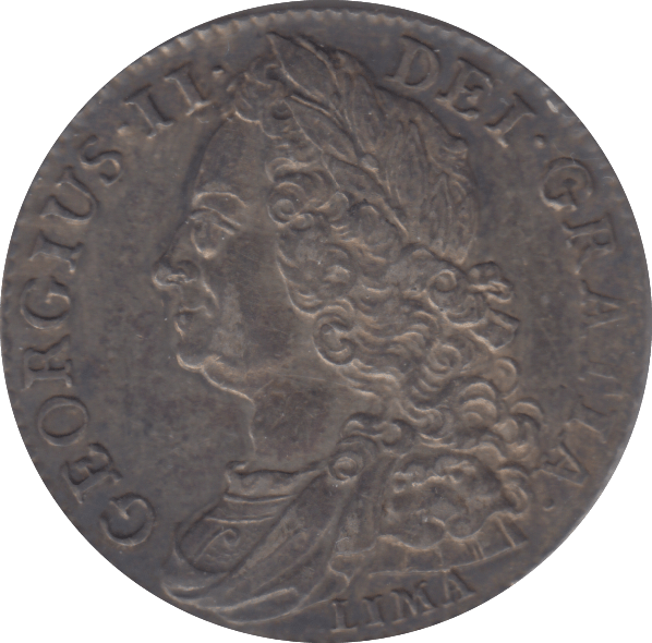 1745 SHILLING ( EF ) - SHILLING - Cambridgeshire Coins