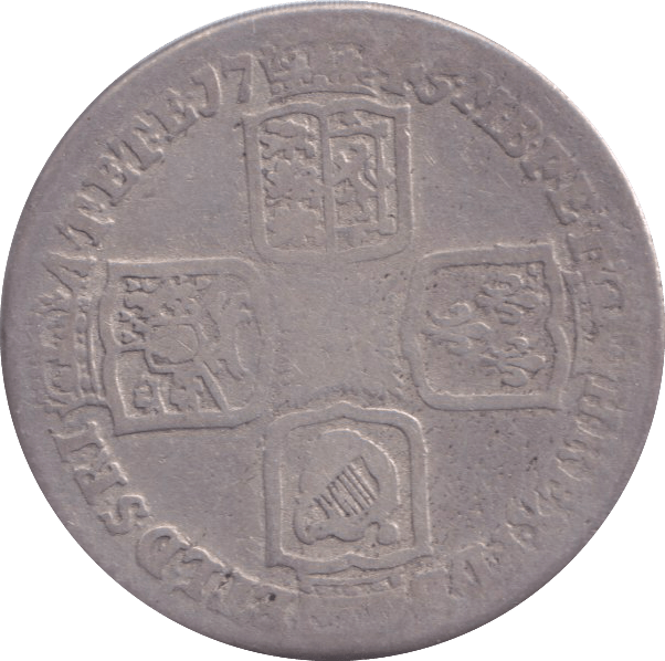 1745 SHILLING ( FINE ) - SHILLING - Cambridgeshire Coins