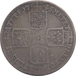 1745 SHILLING ( GF ) - SHILLING - Cambridgeshire Coins