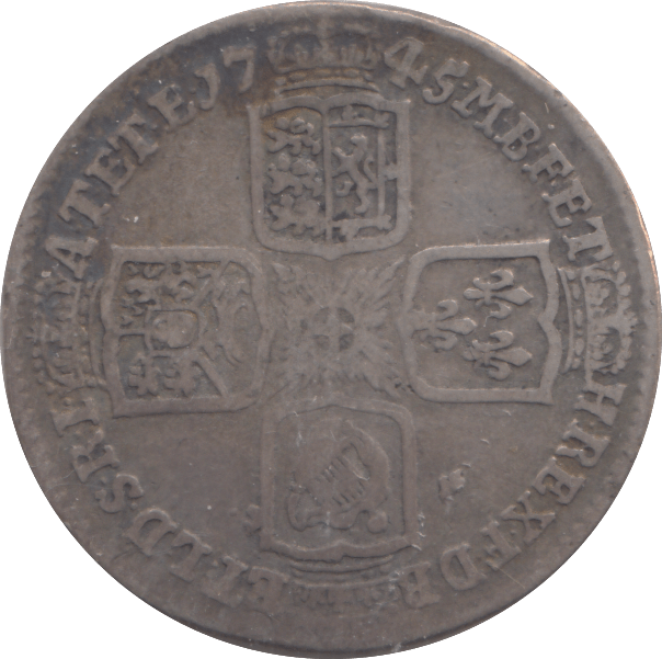 1745 SHILLING ( GF ) - SHILLING - Cambridgeshire Coins