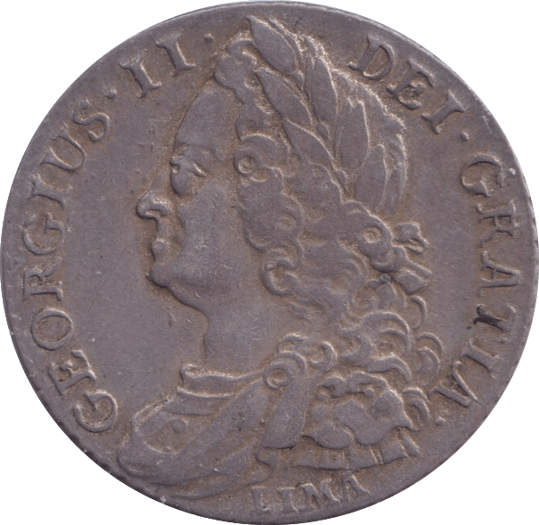 1745 SHILLING ( GVF ) LIMA - SHILLING - Cambridgeshire Coins